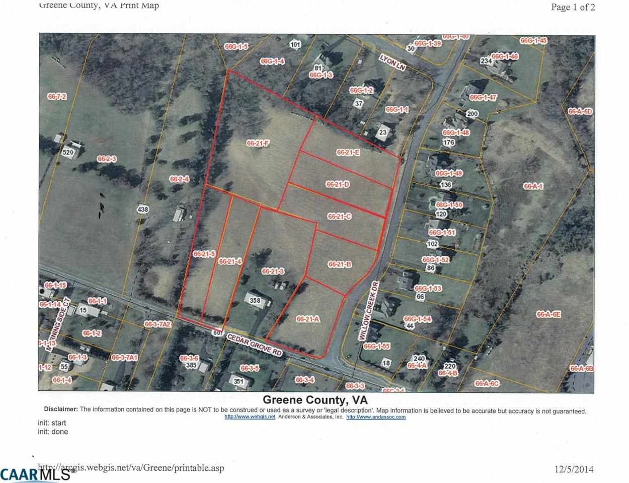 Property Photo:  0 Willow Creek Dr  VA 22968 