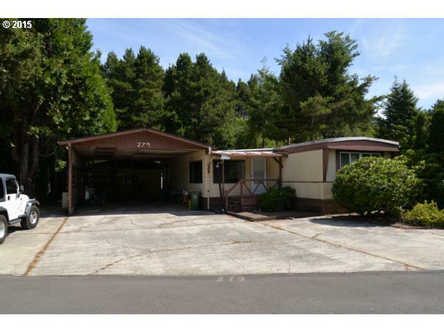 Property Photo:  1600 Rhododendron Dr 279  OR 97439 