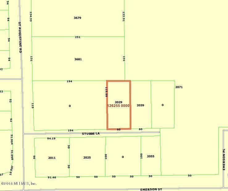 Property Photo: 2029 Stubbs Lane FL 32207