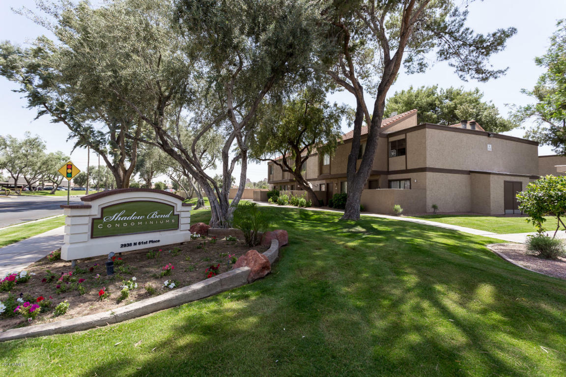 Property Photo: 2938 N 61st Place 102 AZ 85251