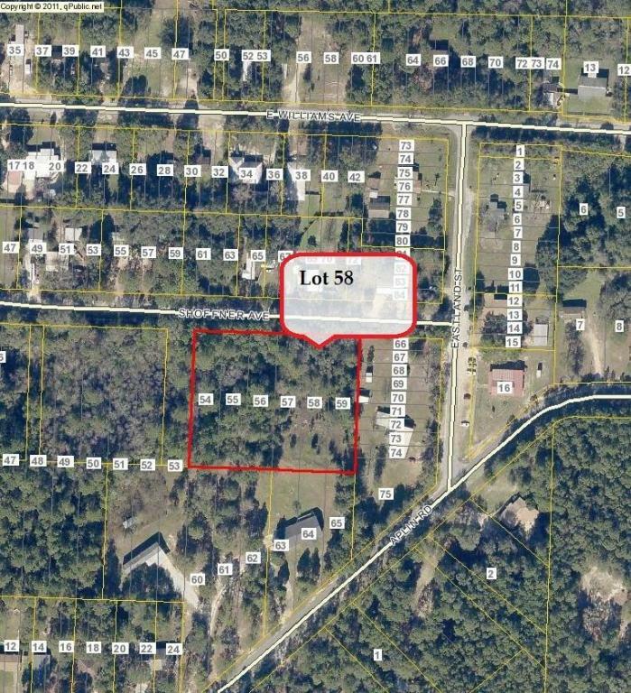 Property Photo:  Xxx Lot 58 Shoffner Avenue  FL 32539 