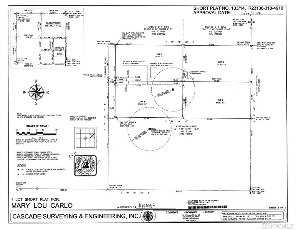 Property Photo: Lot 2 Parker Rd WA 98282