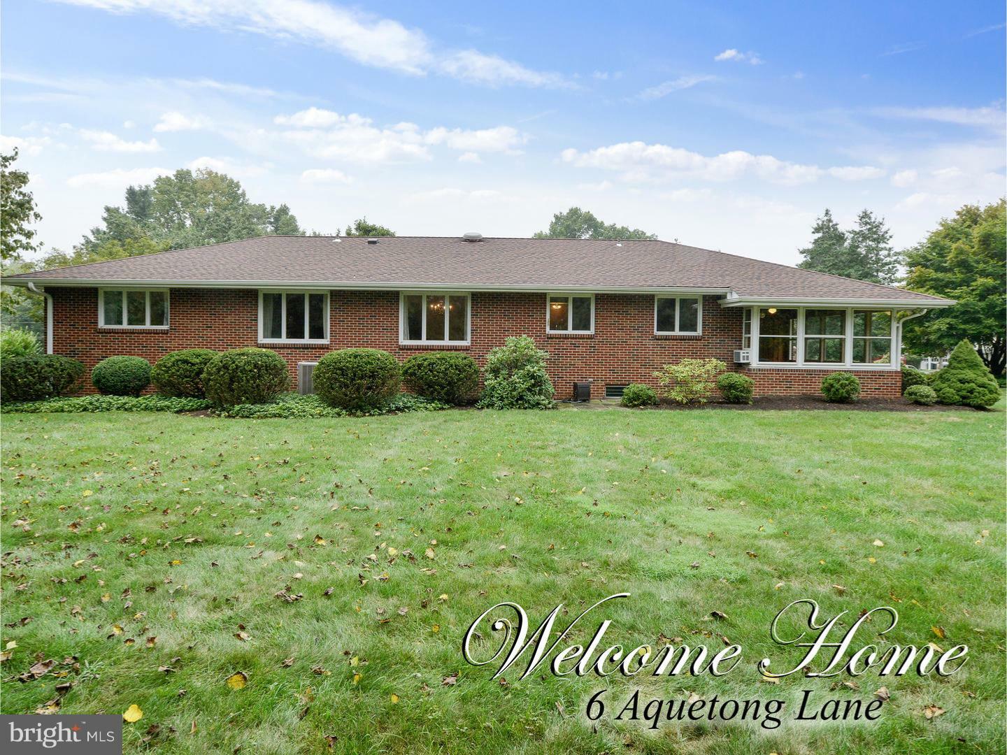 Property Photo:  6 Aquetong Lane  NJ 08628 