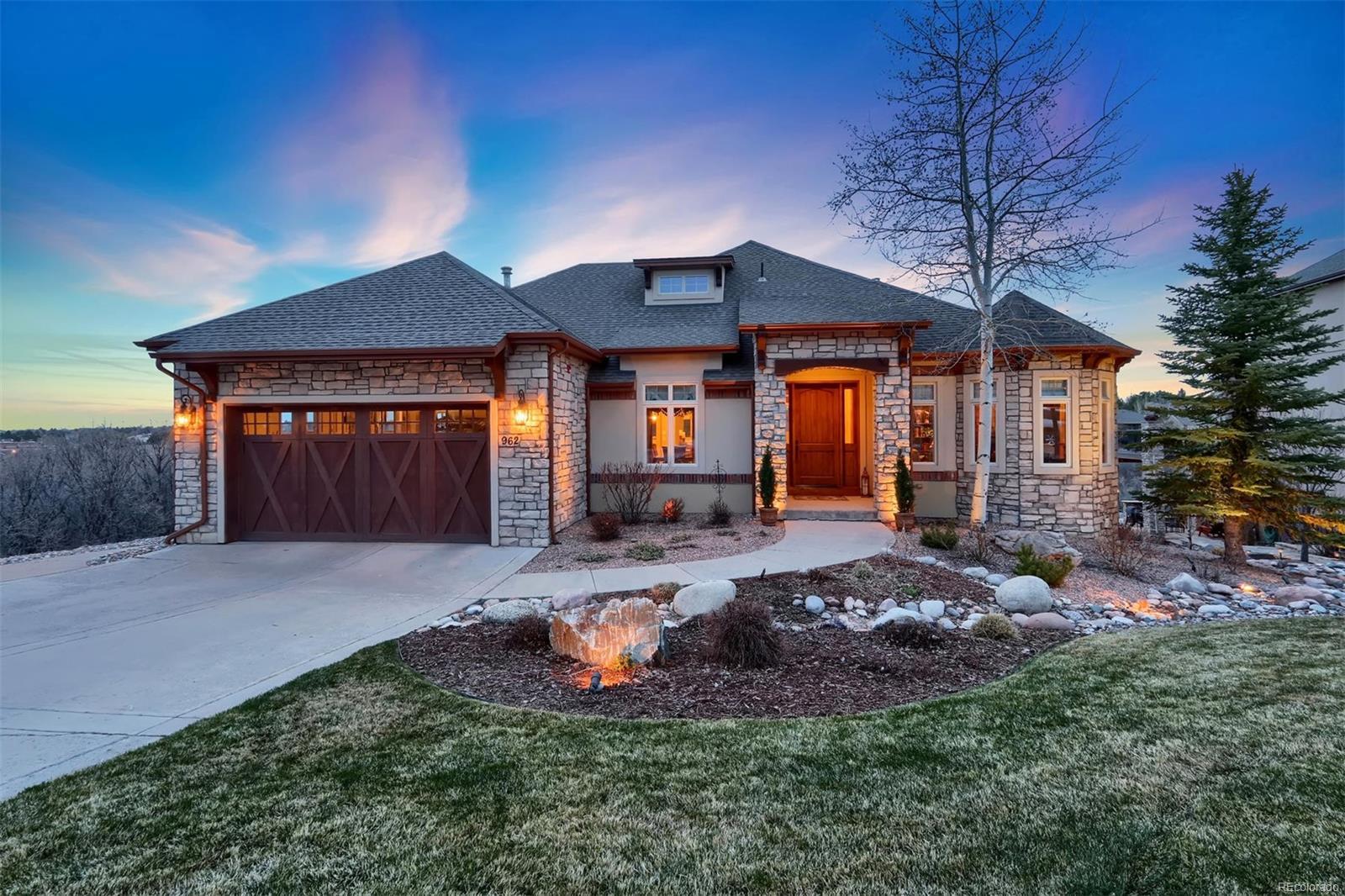 Property Photo: 962 Buffalo Ridge Road CO 80108