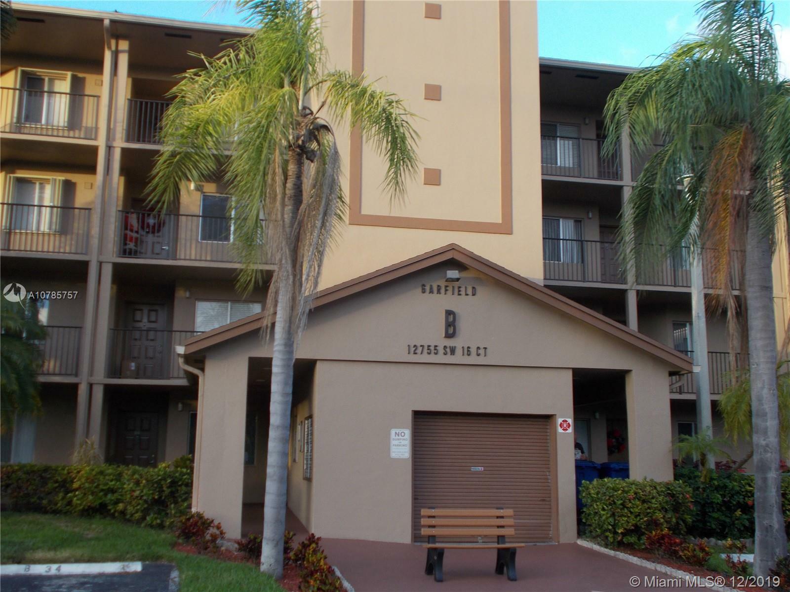 Property Photo: 12755 SW 16th Ct 112B FL 33027
