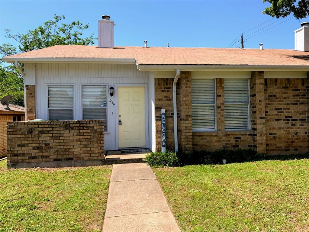 Property Photo:  534 Guerin Drive  TX 76012 