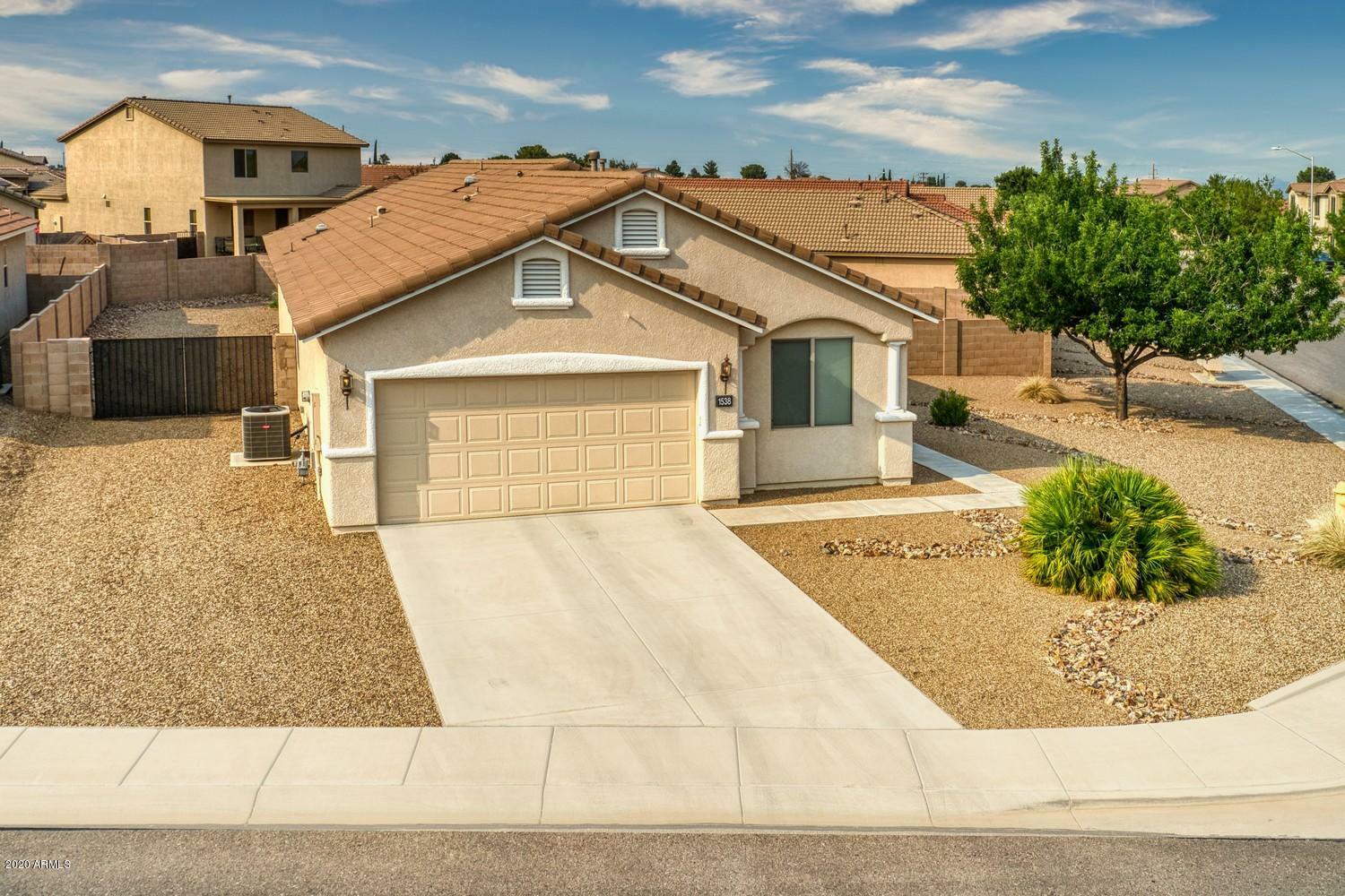 Property Photo:  1538 Braddock Drive  AZ 85635 