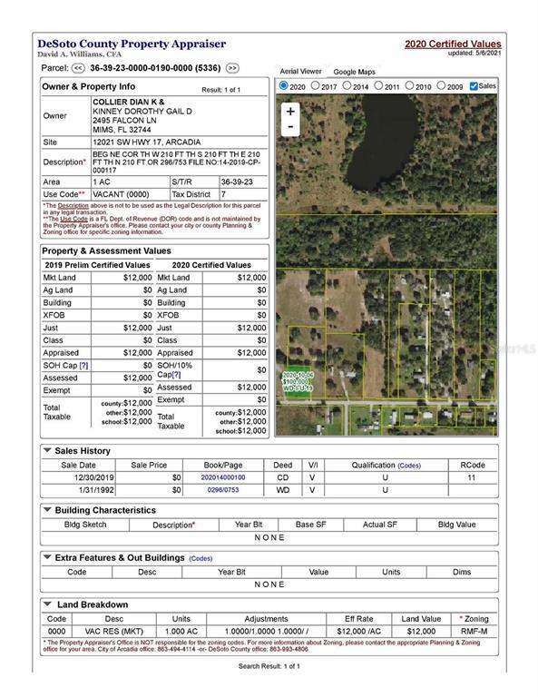 Property Photo: 12021 SW Hwy 17 FL 34269