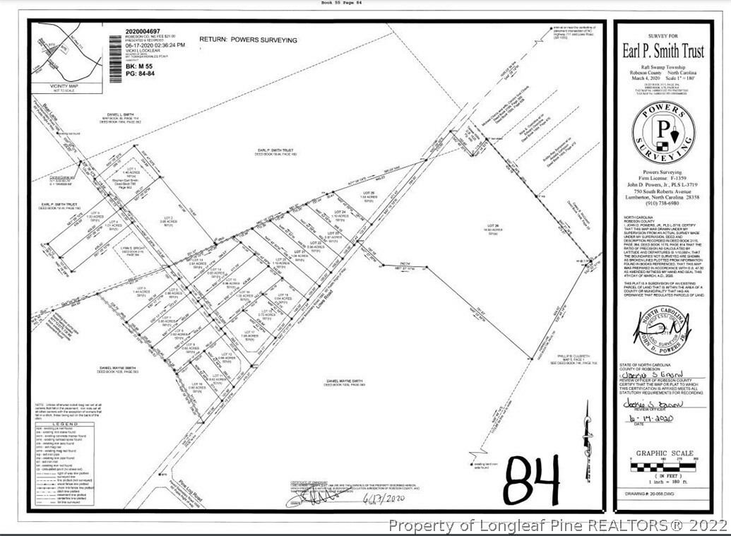 Property Photo:  Lot 9 Bear Lane  NC 28360 