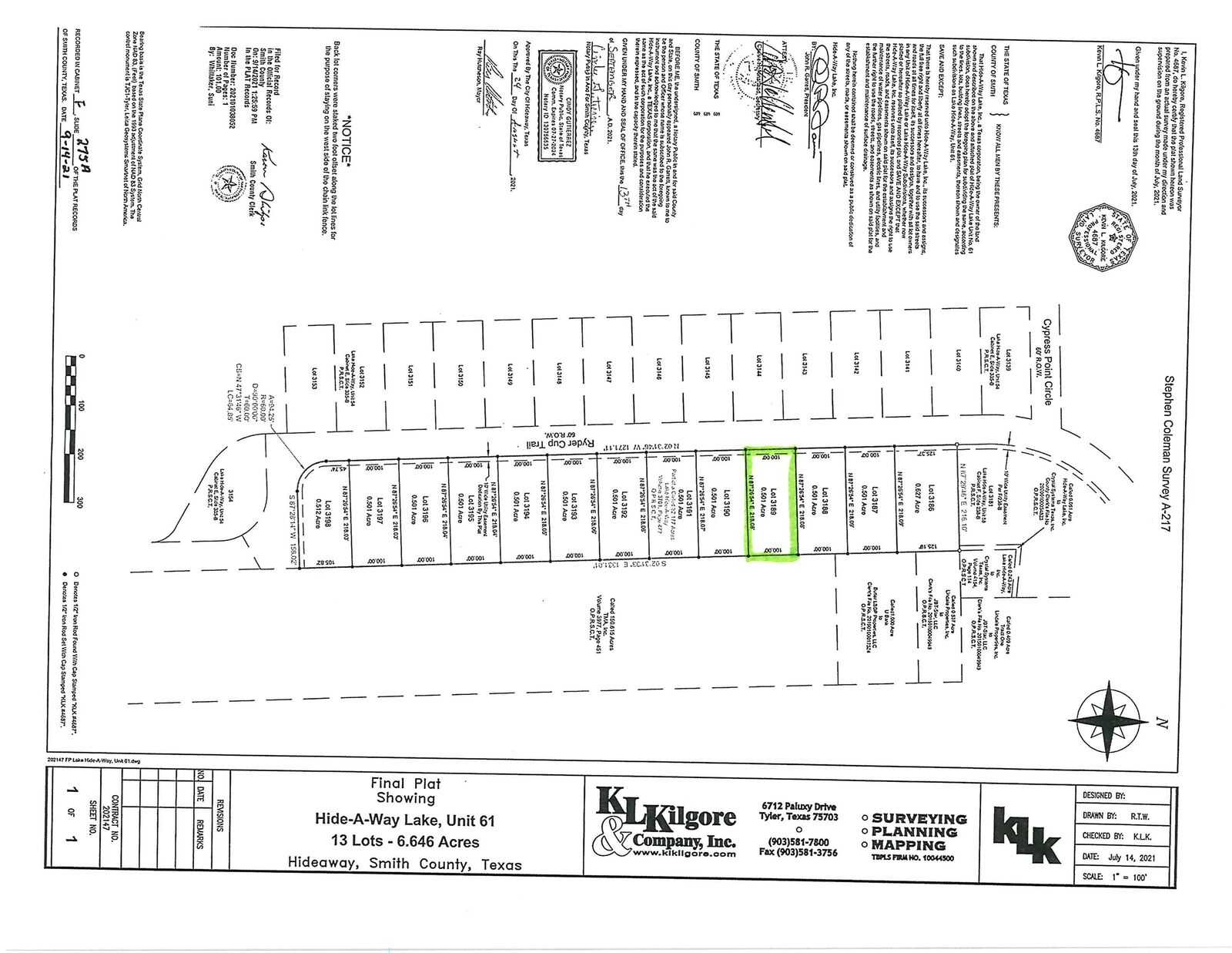 Property Photo:  89 Ryder Cup Trail  TX 75771 