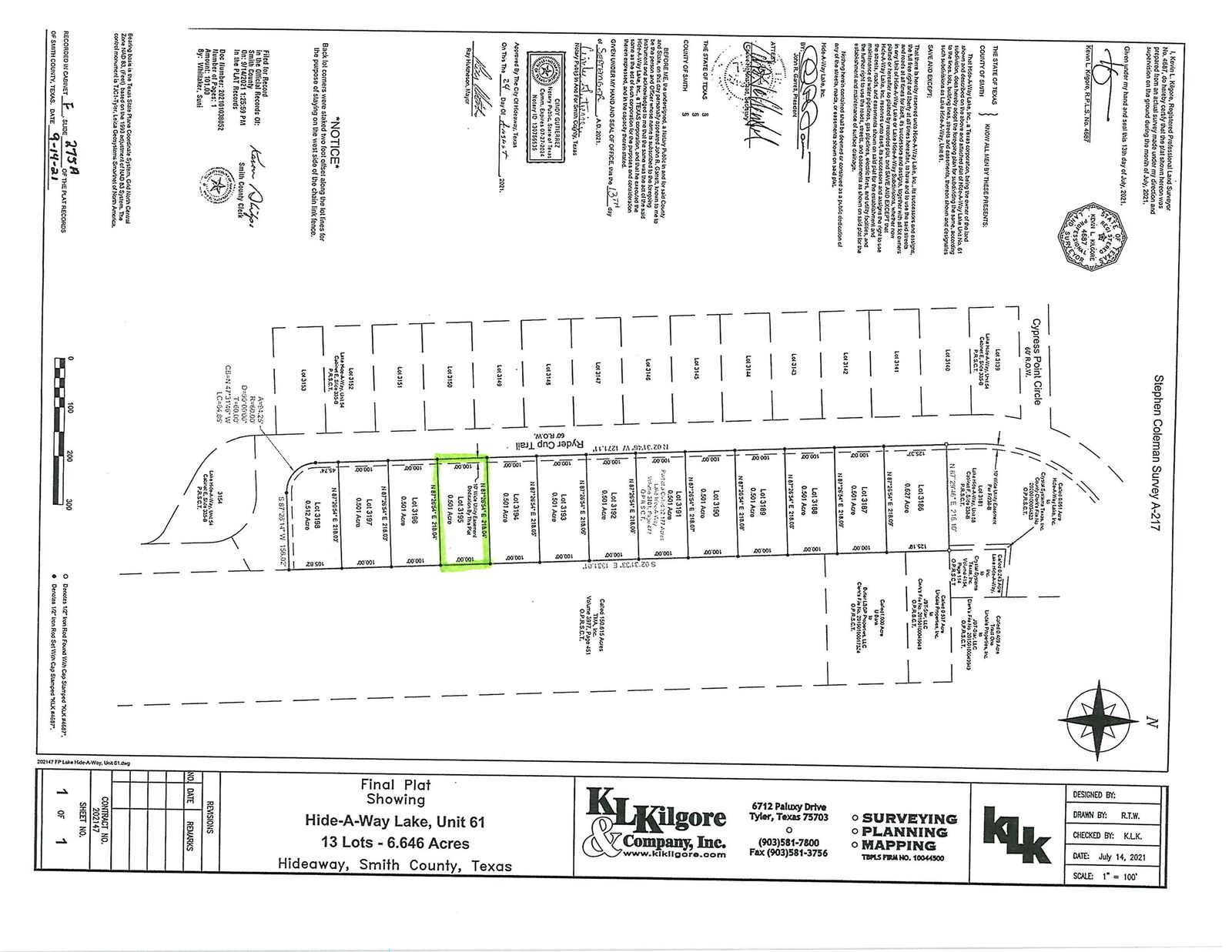 Property Photo:  77 Ryder Cup Trail  TX 75771 