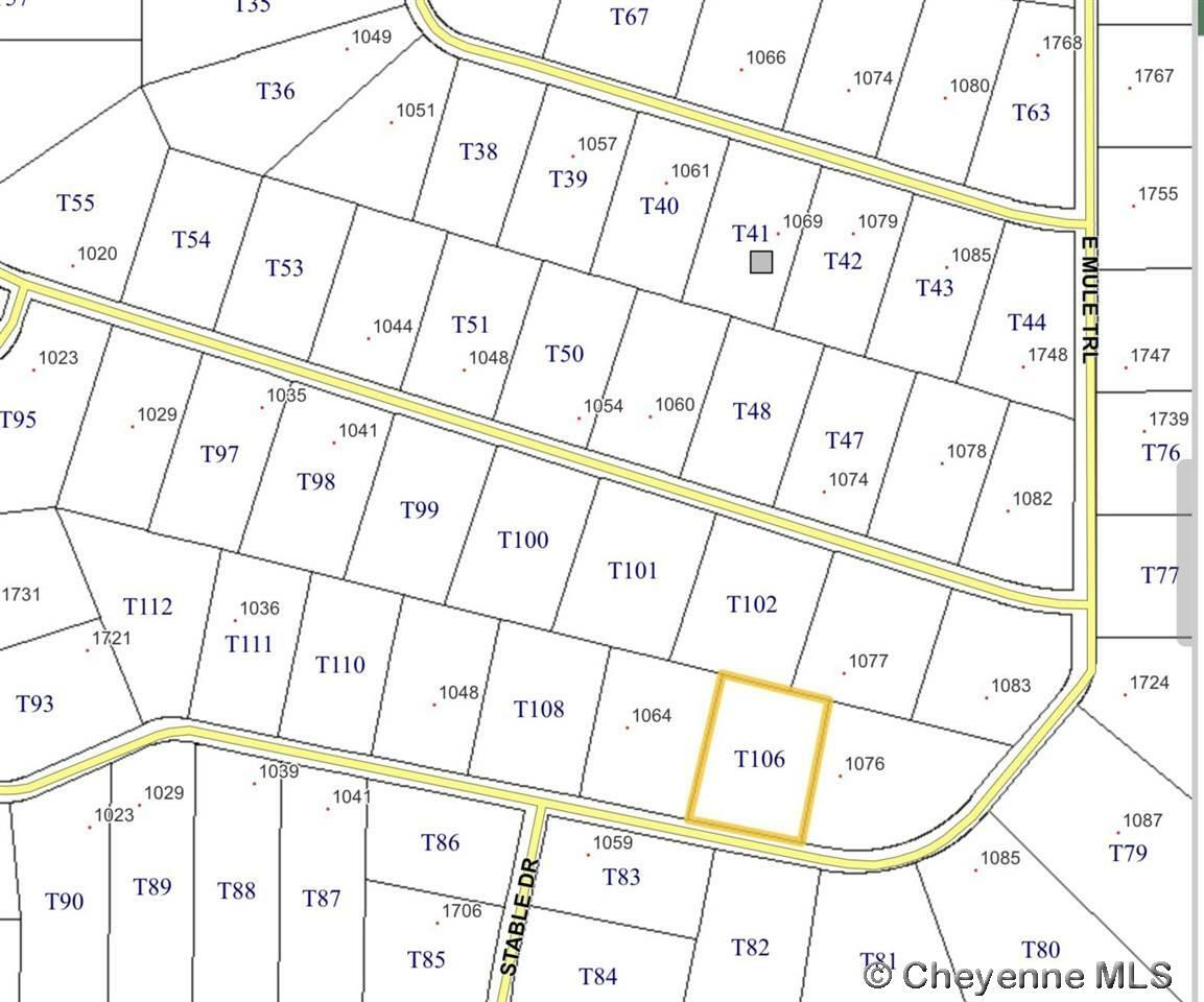 Property Photo:  Tract 106 South Mule Trl  WY 82009 