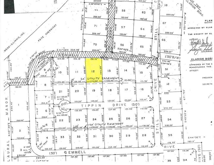 Property Photo:  Lot 12 Gemmell Drive  PA 16214 