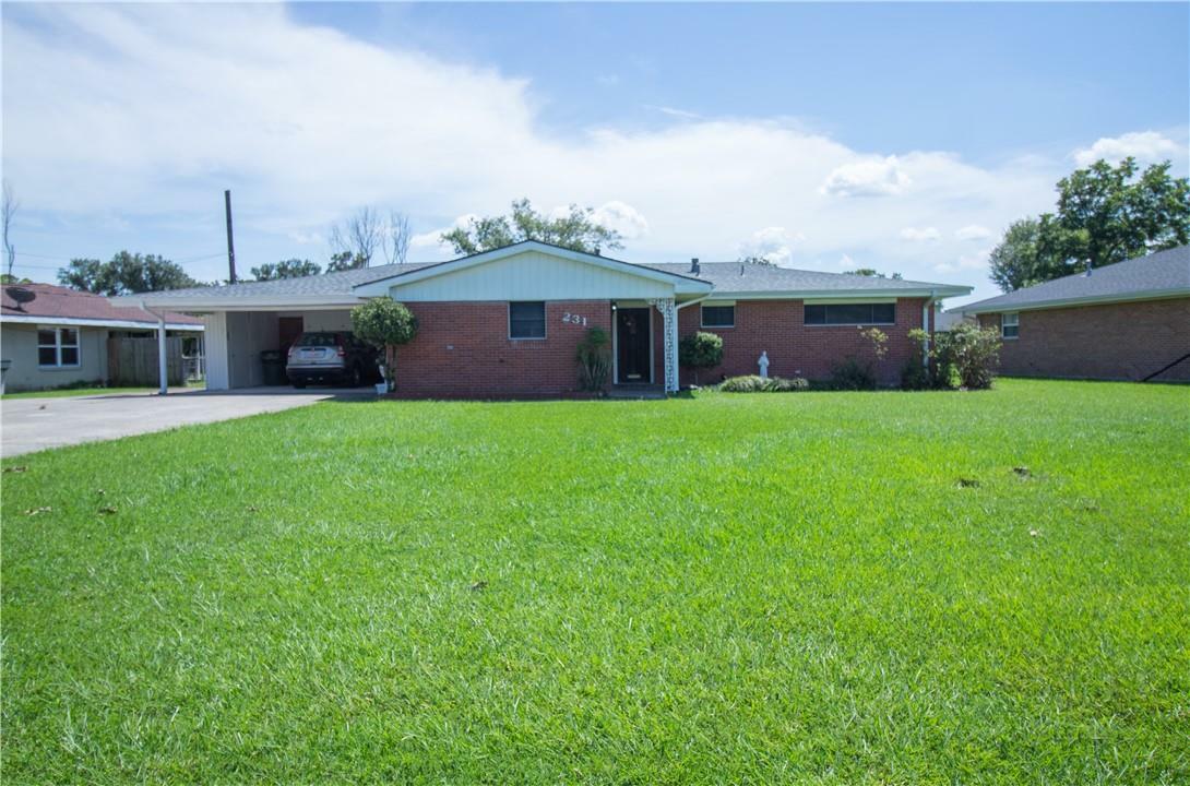 Property Photo:  231 Frazier Street  LA 70605 