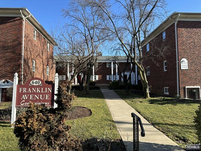 Property Photo: 640 Franklin Avenue F-2 NJ 07110