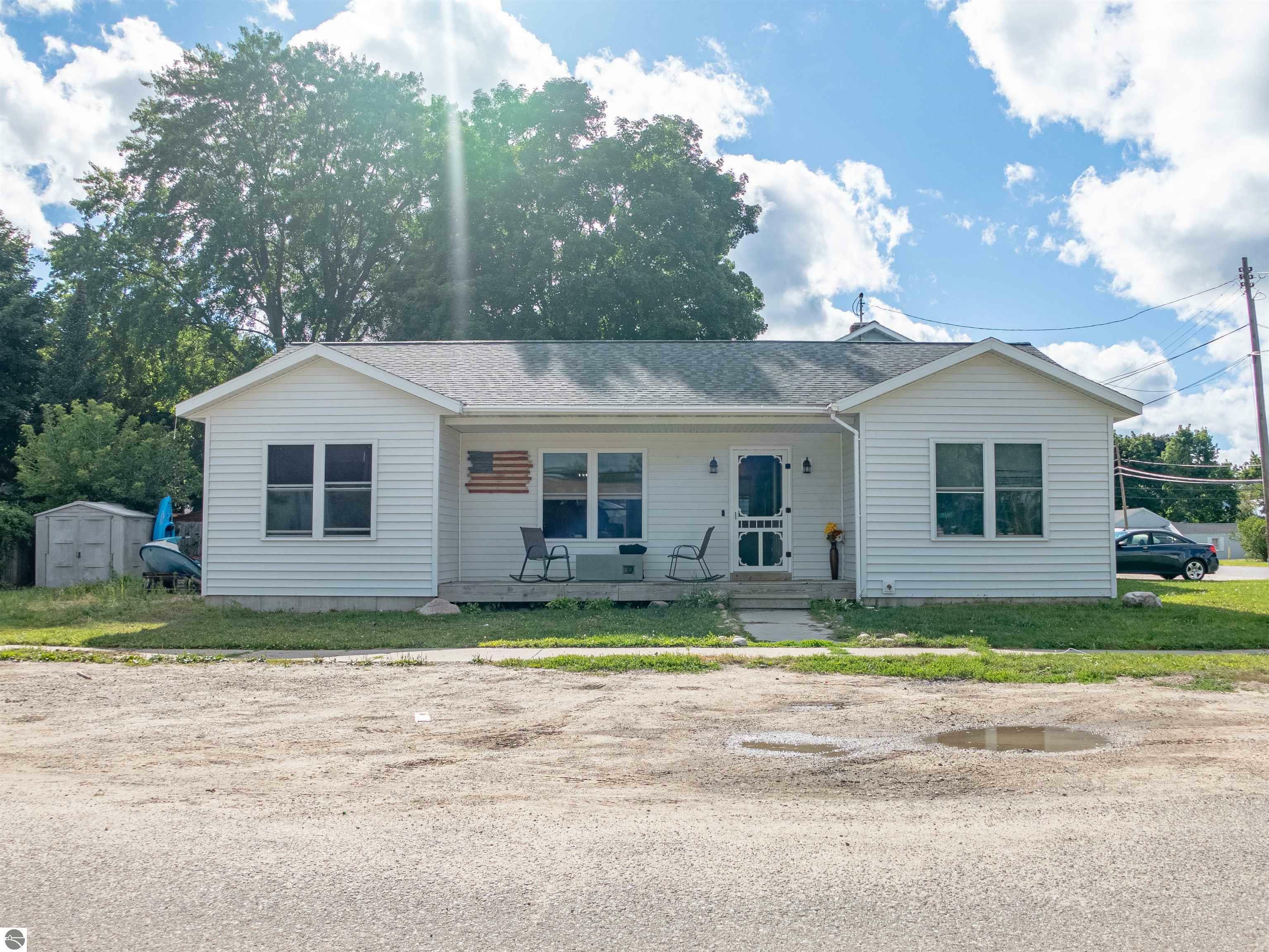 Property Photo:  208 Russell Street  MI 49651-9449 