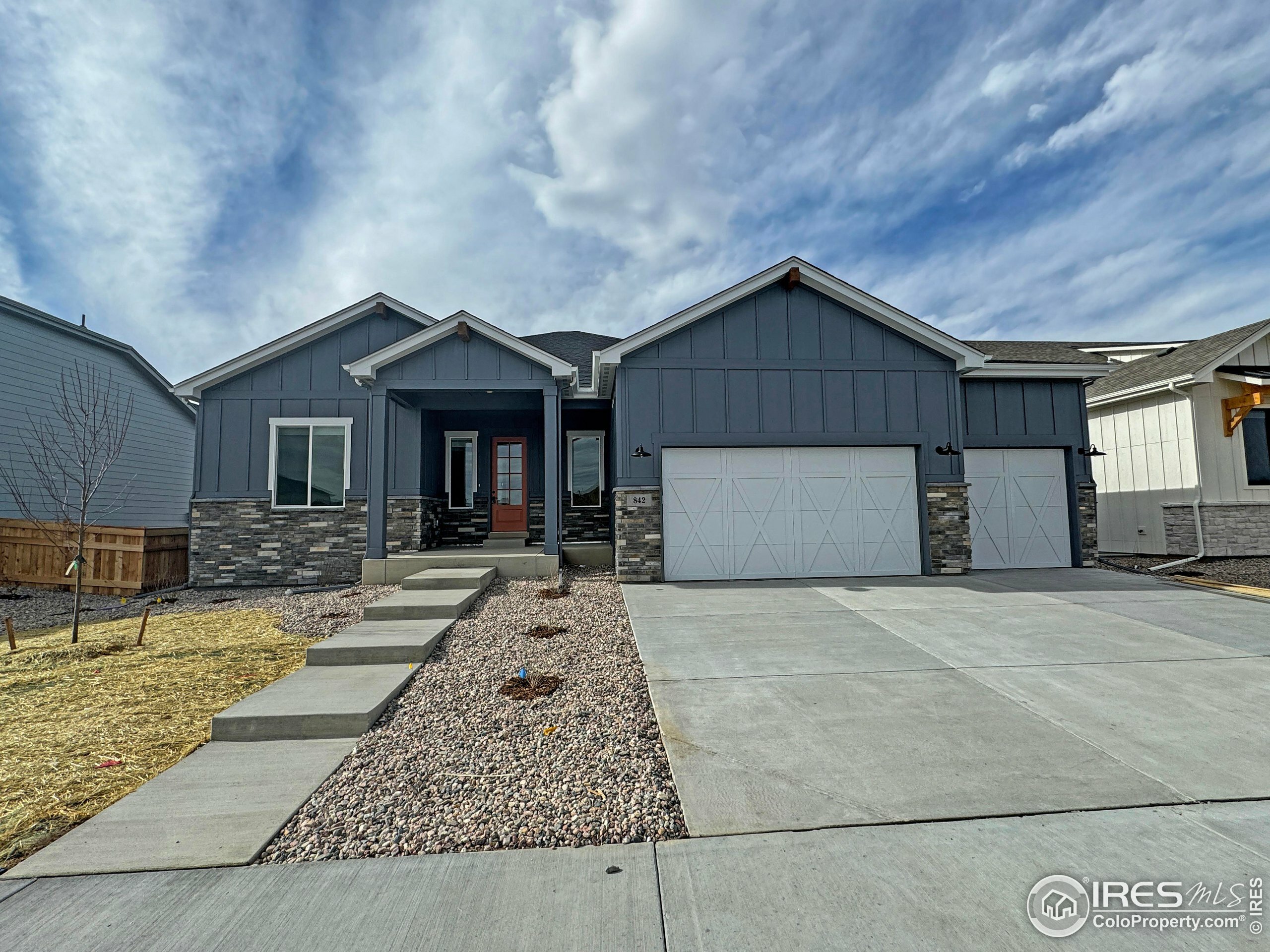 Property Photo: 842 Canoe Birch Dr CO 80550