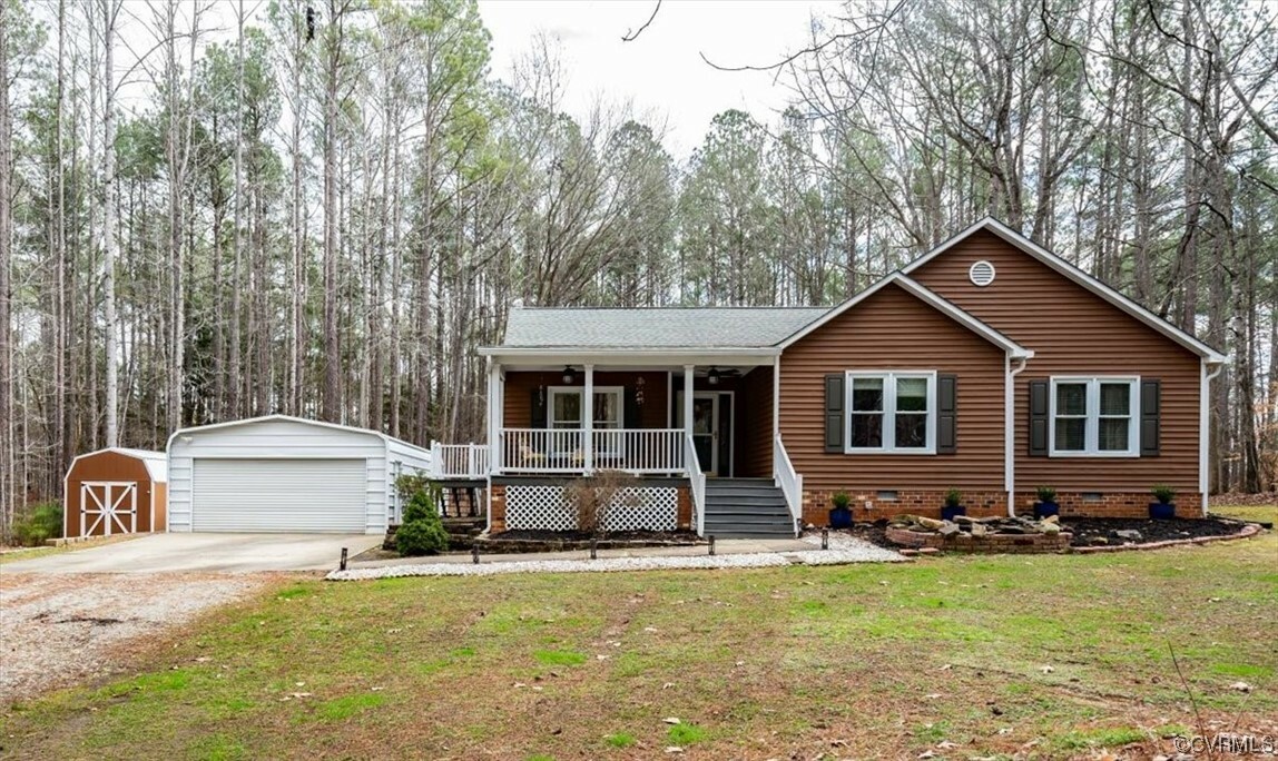 Property Photo:  4388 Three Bridge Road  VA 23139 