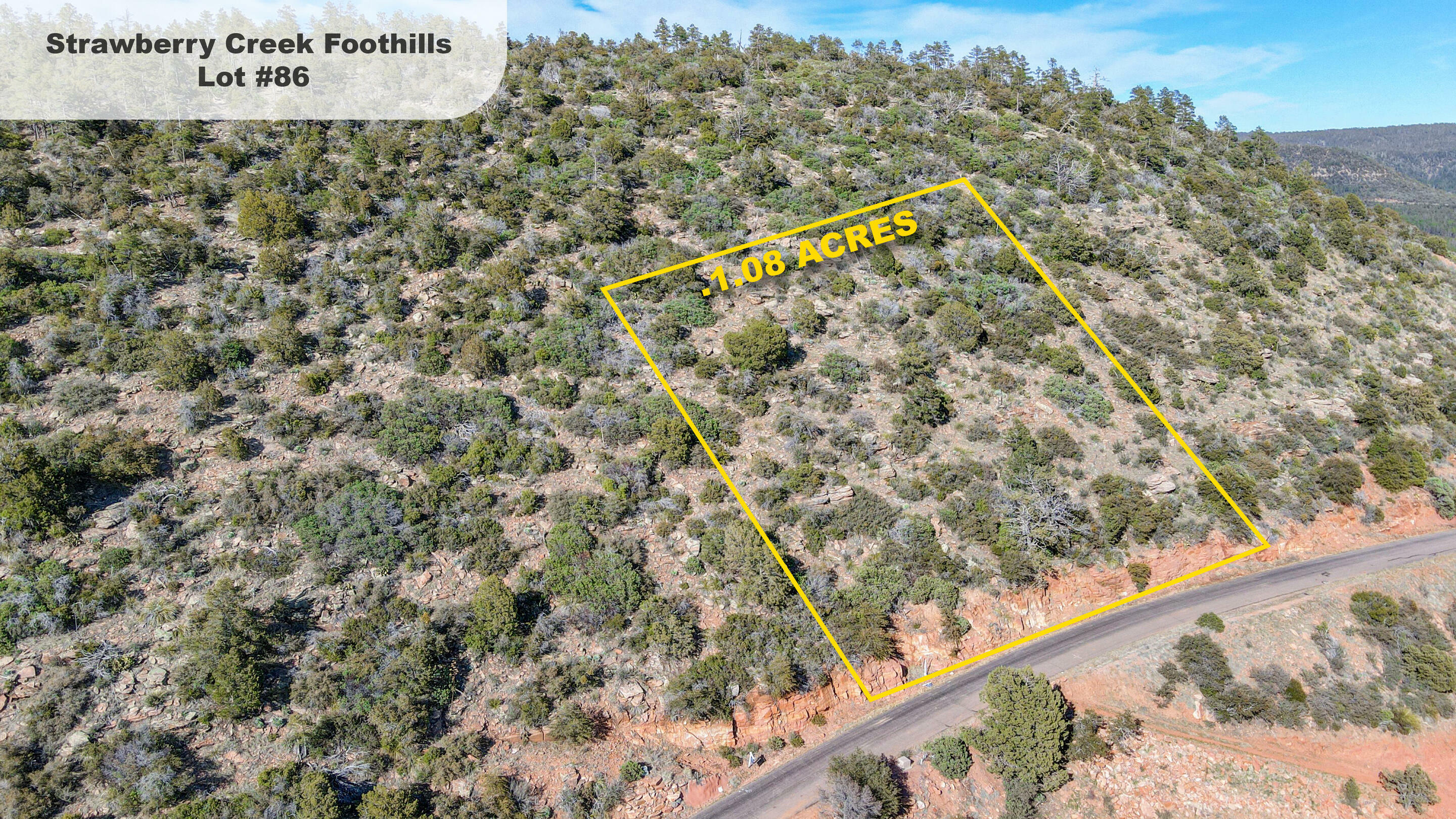 Property Photo:  Lot 86 Strawberry Creek Foothills  AZ 85544 