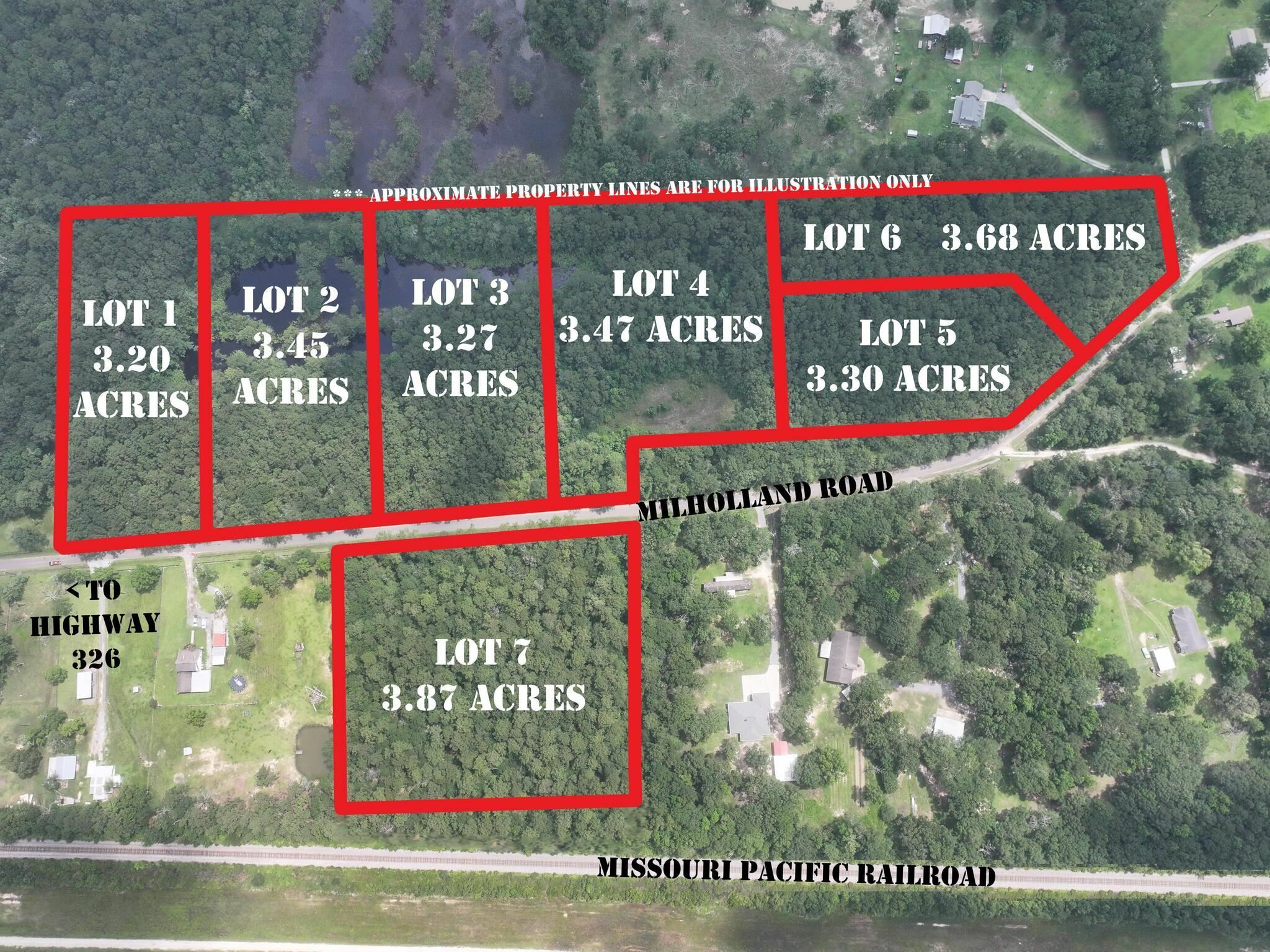 Property Photo:  Lot 3 (Tbd) Millholland Rd.  TX 77659 