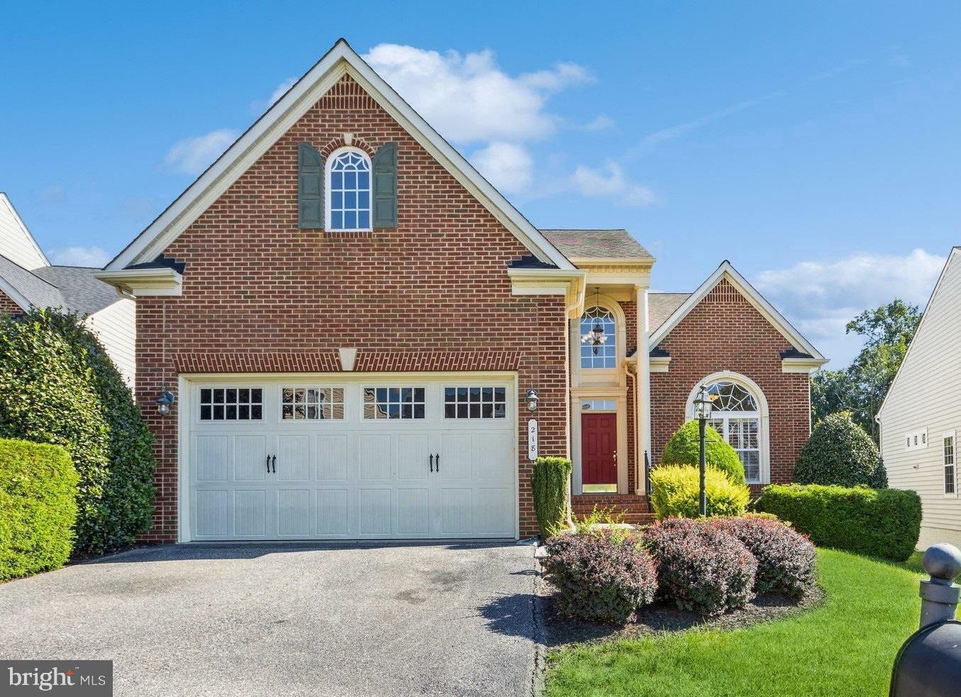 Property Photo:  218 Spectacular Bid Drive  MD 21078 