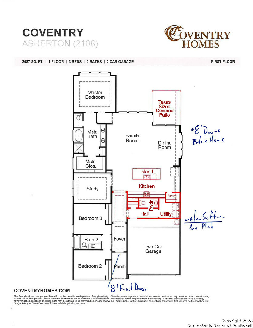 Property Photo: 2612 Sueno Point TX 78245