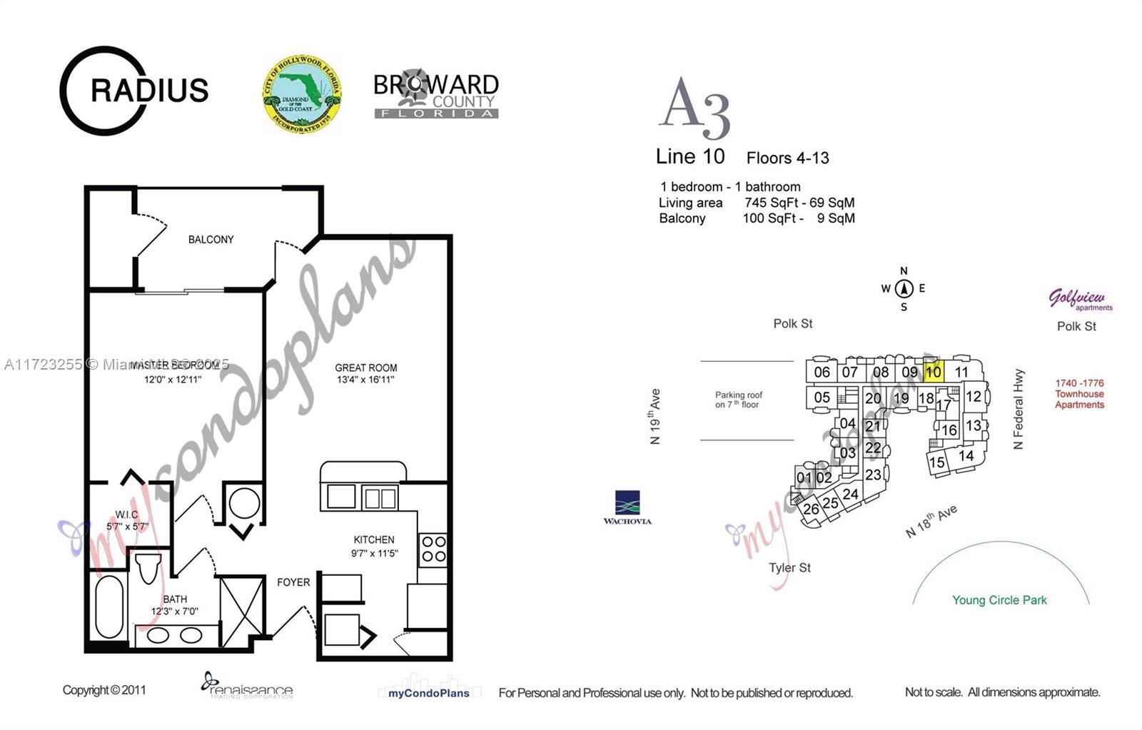 Property Photo: 1830 Radius Dr 810 FL 33020
