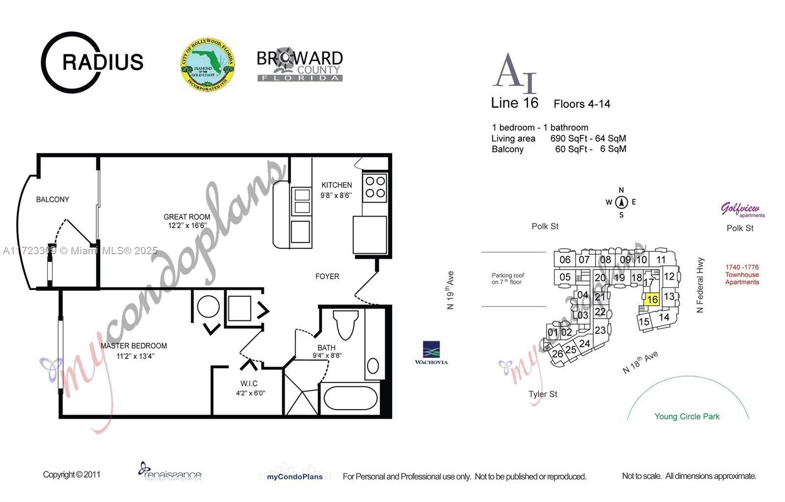 Property Photo: 1830 Radius Dr 516 FL 33020