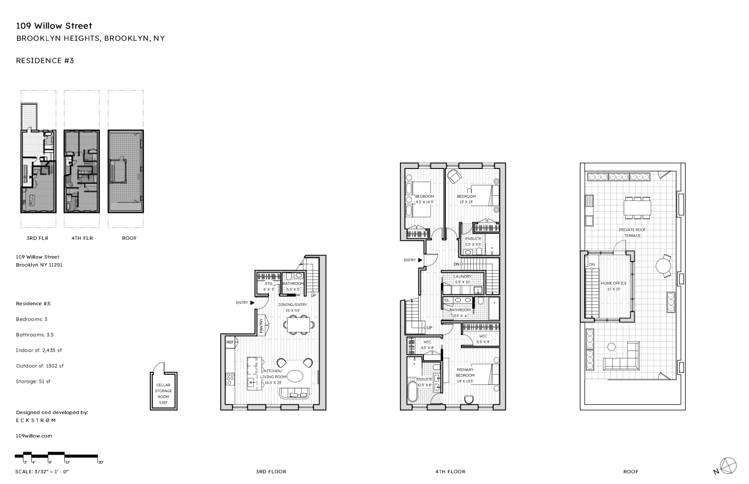 Property Photo: 109 Willow Street Three NY 11201