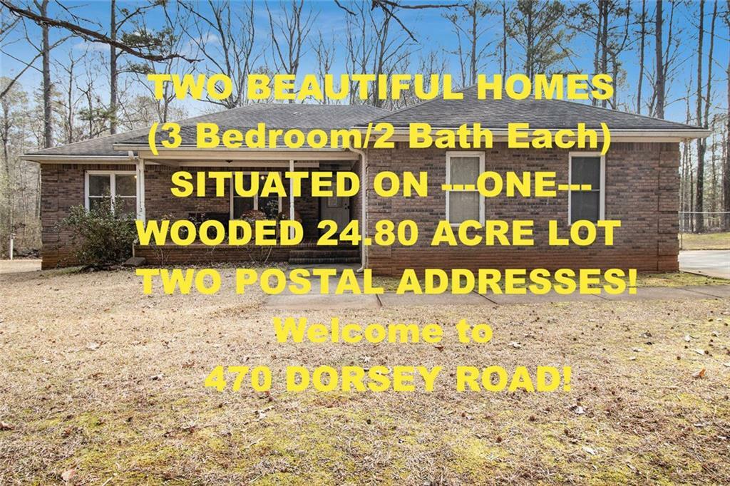 Property Photo:  490 Dorsey Road Road  GA 30228 