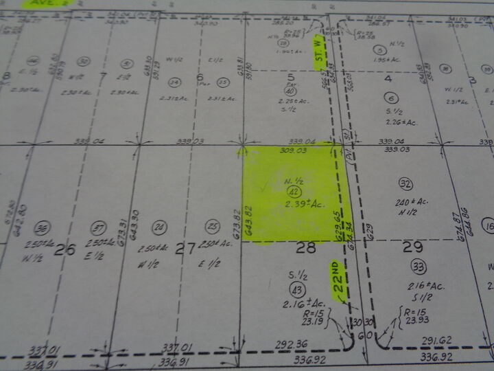 Property Photo:  W 22nd Street  CA 93551 