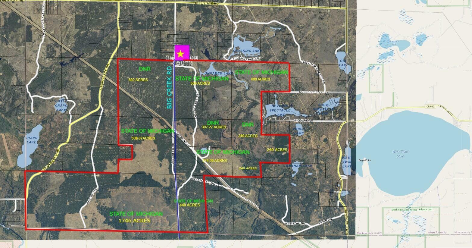 Property Photo: 8987 Big Creek Road MI 49751