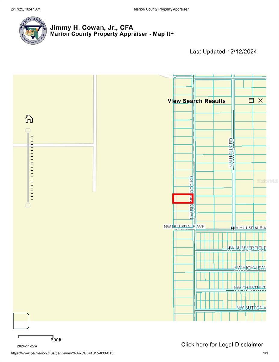 Property Photo:  Tbd NW Ridgewood Road  FL 34431 