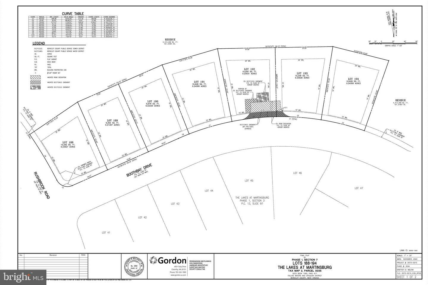 Property Photo:  Lot 188 Boothbay Drive  WV 25403 