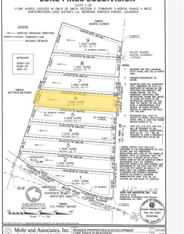 Property Photo:  Tbd - Lot 6 28 West Highway  LA 71409 