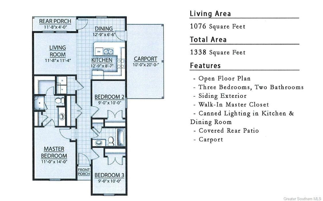 Property Photo: 3142 E Blue Heron Drive LA 70615
