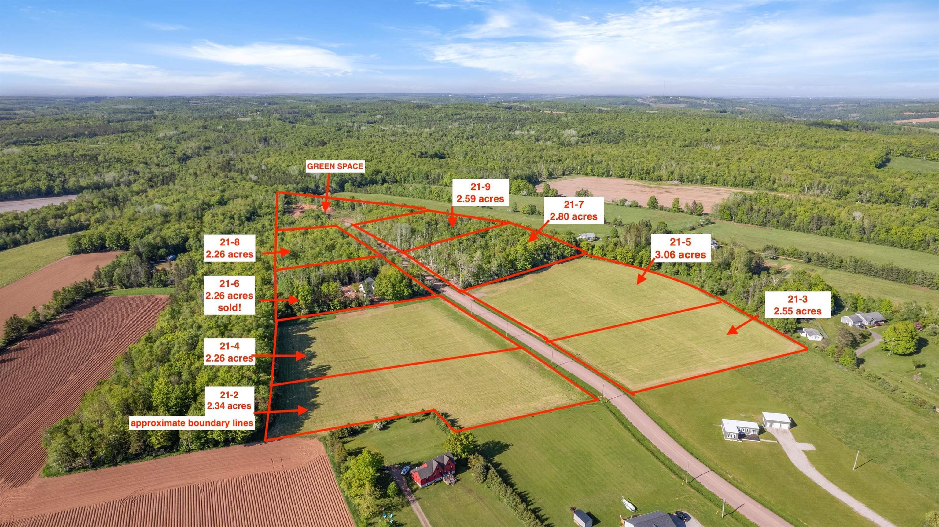 Photo de la propriété:  Lot 21-4 Skyview Lane  PE C0A 1C0 