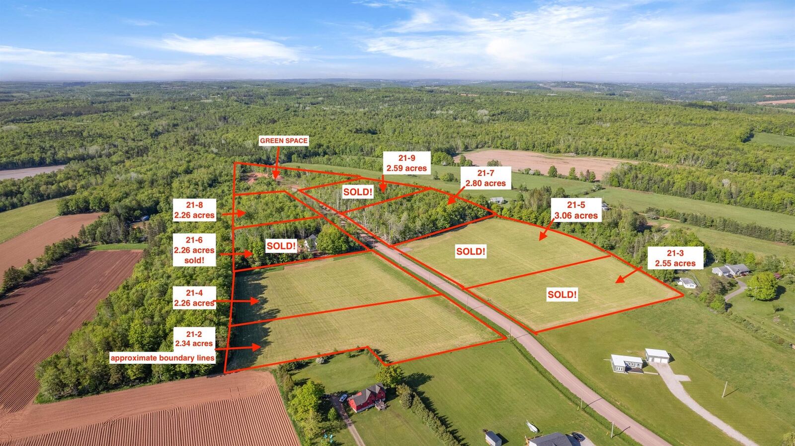 Photo de la propriété:  Lot 21-4 Skyview Lane  PE C0A 1C0 