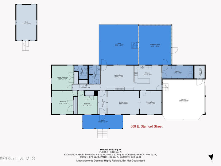 Property Photo:  608 E Stanford Street  NC 28518 