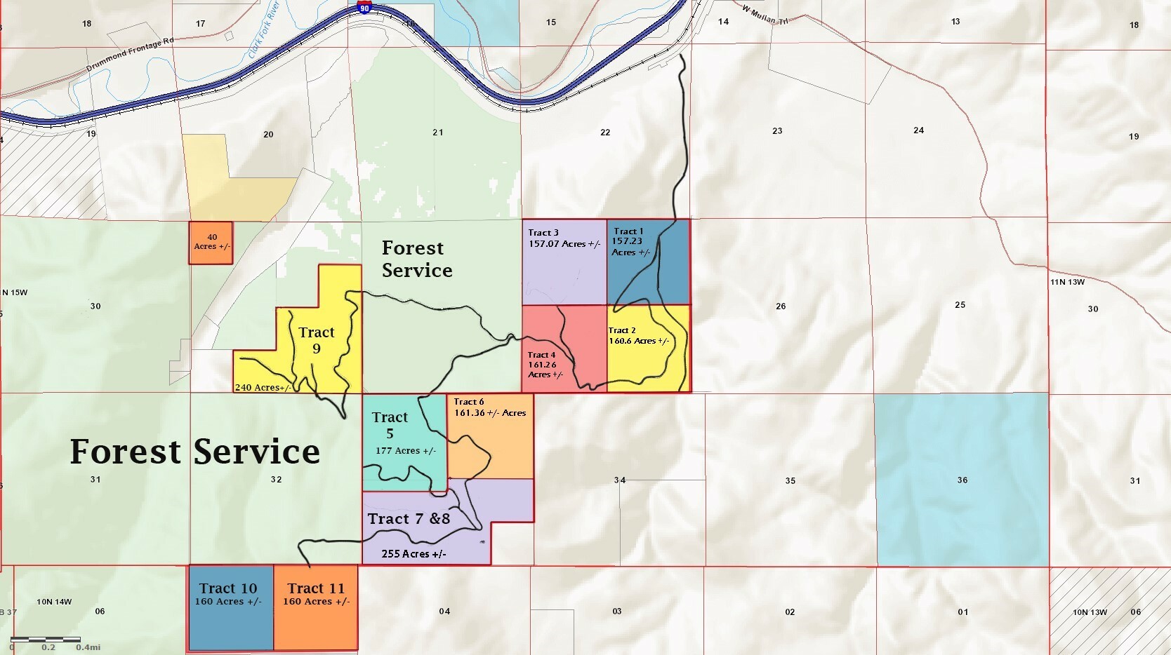 Property Photo: 5 Tract, Bull Elk MT 59832