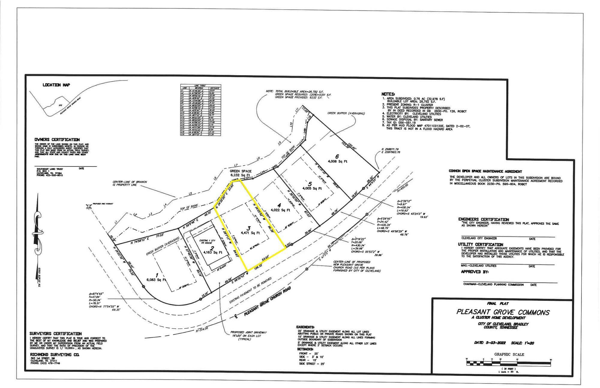 Property Photo: Lot 3 Pleasant Grove Commons SW TN 37311