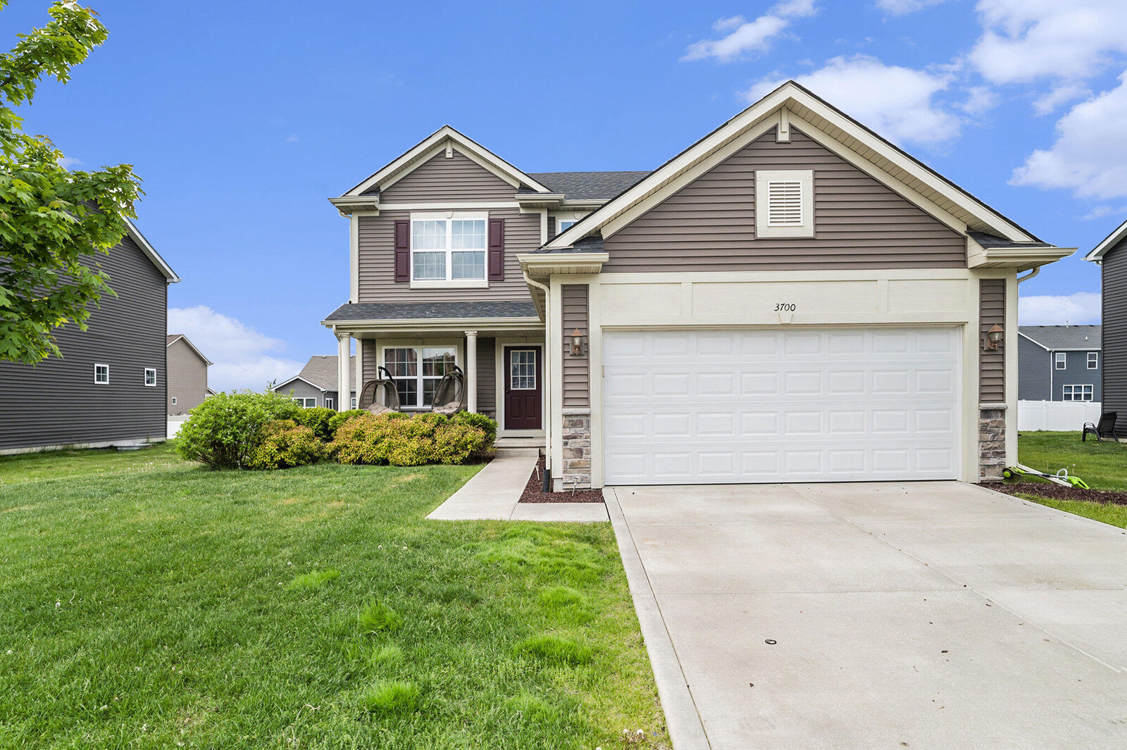 Property Photo:  3700 Sagebrook Street  IN 46368 