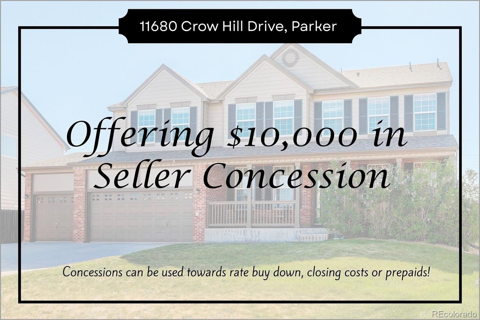 Property Photo: 11680 Crow Hill Drive CO 80134