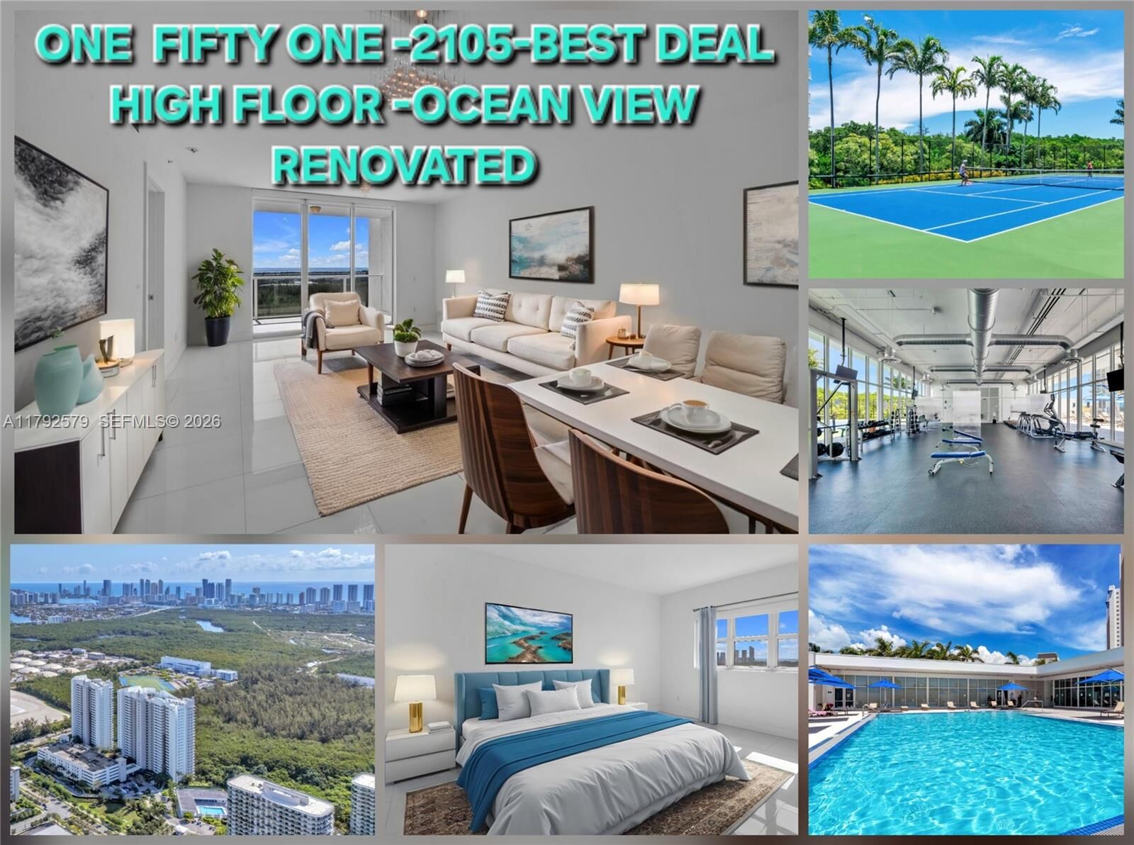 Property Photo:  14951 Royal Oaks Ln 2105  FL 33181 