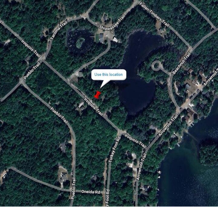 Property Photo: Lot 253 Iroquois Trail MI 49735