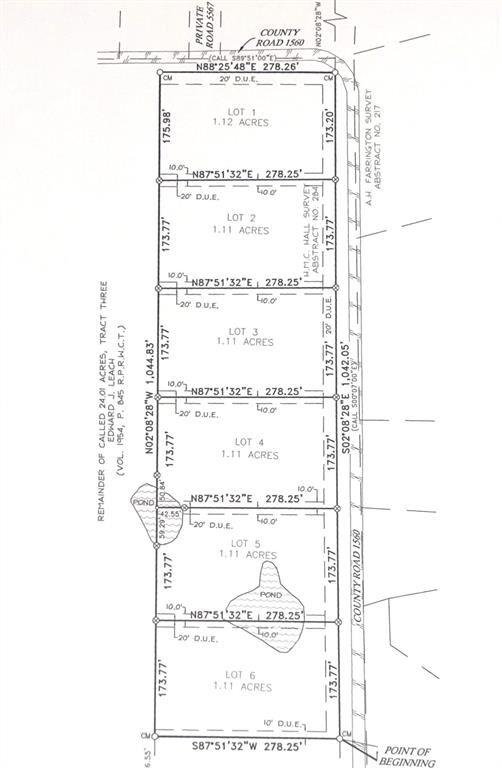 Property Photo:  Lot 6 County Road 1560  TX 75410 