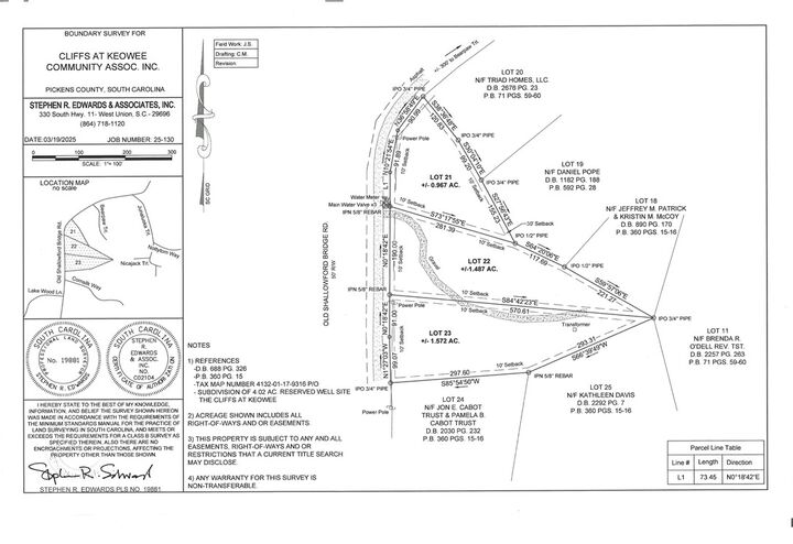 Property Photo:  Lot 21 Old Shallowford Bridge Road  SC 29685 