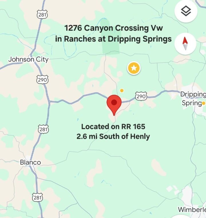 Property Photo:  1276 Canyon Crossing View  TX 78620 