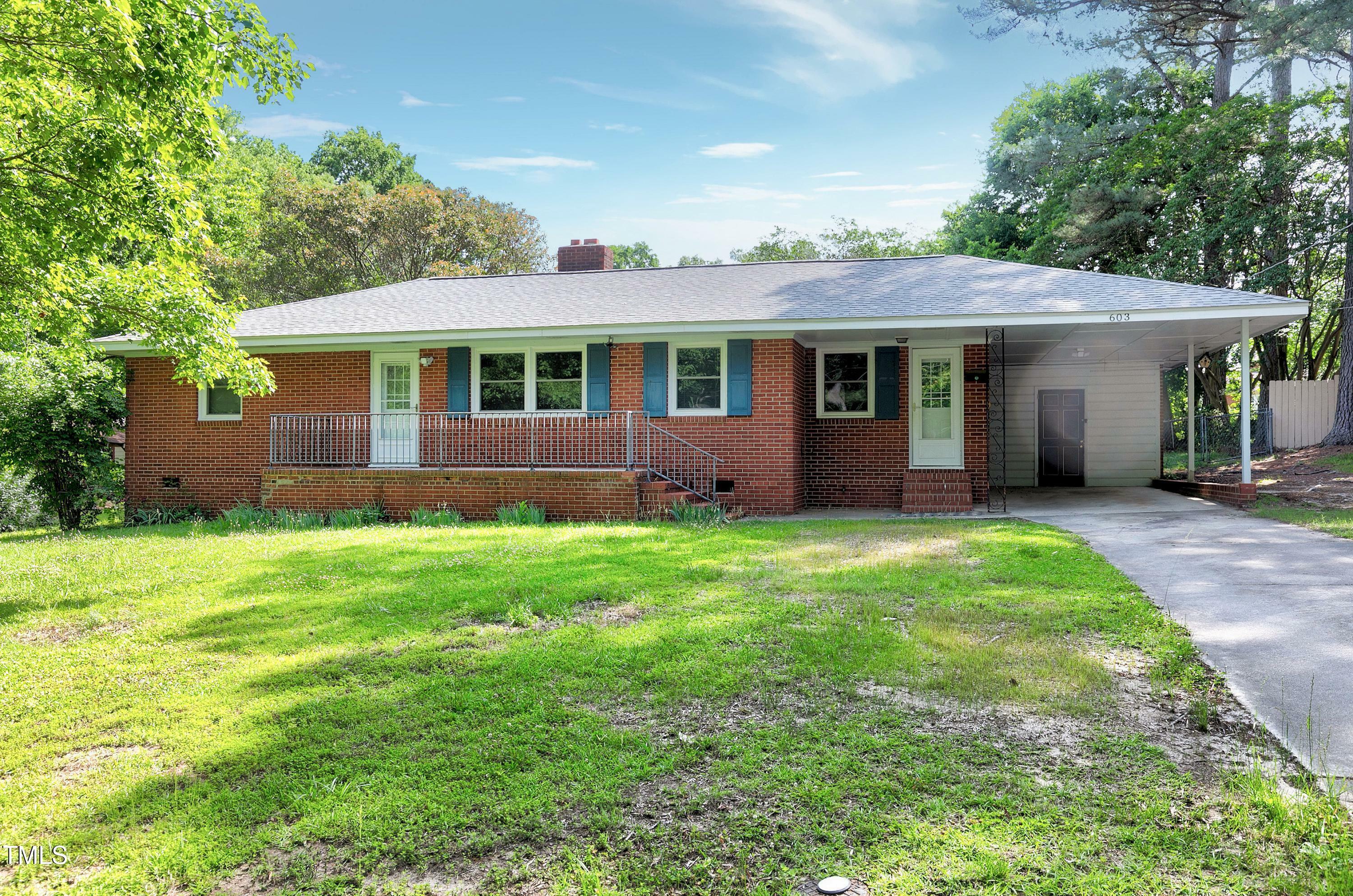 Property Photo: 603 Nellane Drive NC 27529