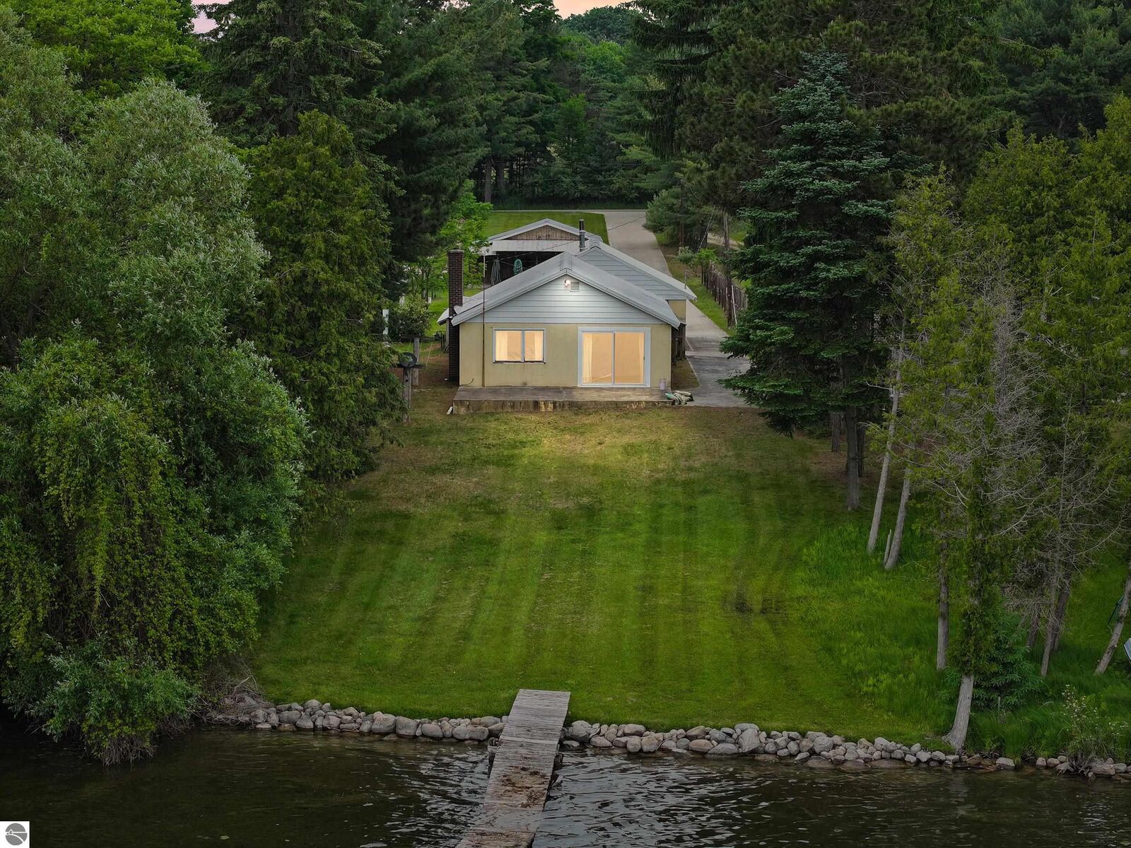 Property Photo:  8181 Clam Lake Road  MI 49615 